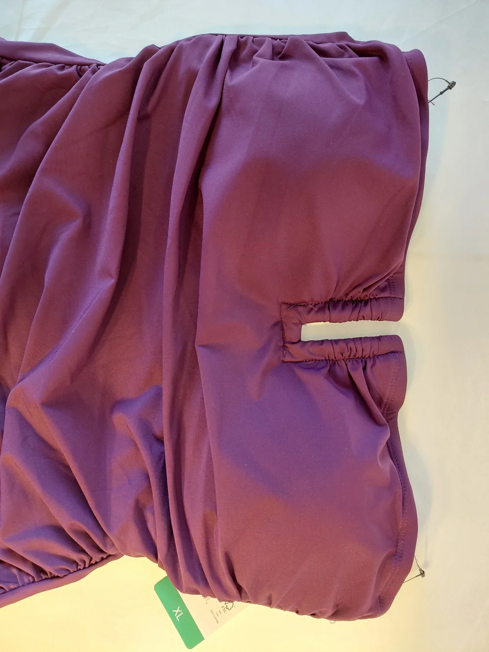 DKNY Girls Plum Ruched One-Piece Swim Suit Size XL - Picture 7 of 7